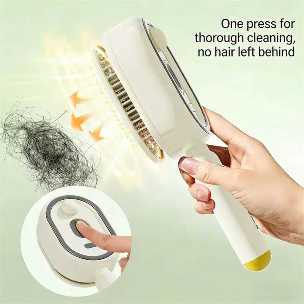 Multifunctional Massage Comb,Electric Spray Air Cushion Scalp Massager,Self-Cleaning Essential Oil Hair Care Comb,Gift for Women