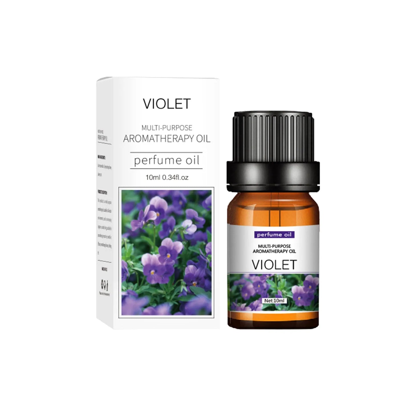 10Ml Aromatic Plant Water-Soluble Essential Oil Used for Humidifier Aromatherapy Diffuser Air Fresh Rose Lily Lemon
