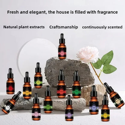 Water Soluble Aromatherapy Essential Oil Lavender Rose 10Ml*3Pcs for Humidifier Gypsum Expansion Stone Special Essential Oil