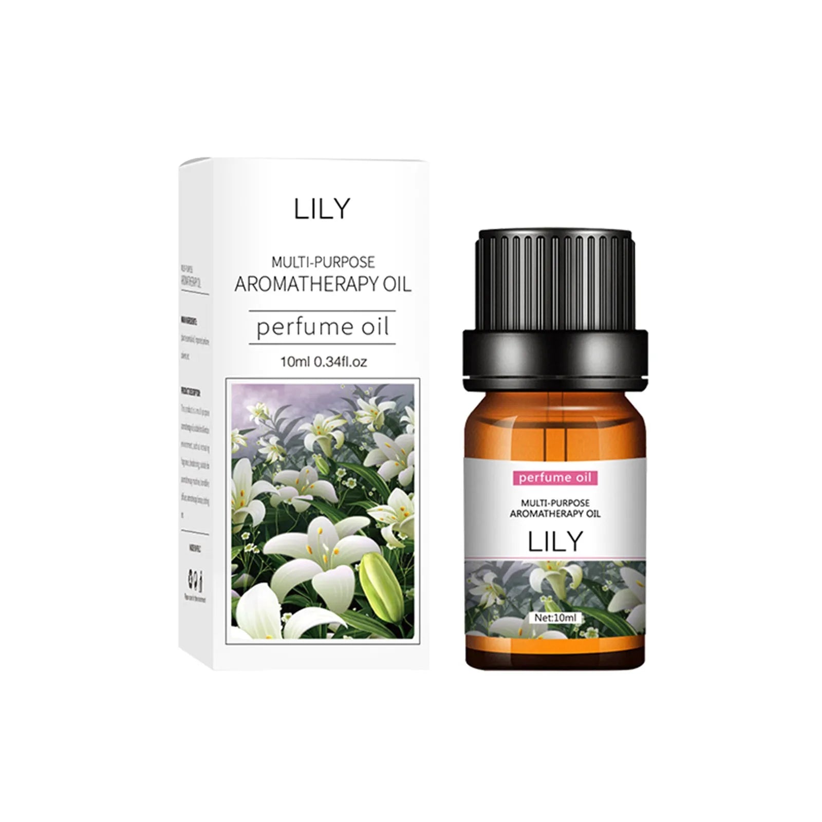 10Ml Aromatic Plant Water-Soluble Essential Oil Used for Humidifier Aromatherapy Diffuser Air Fresh Rose Lily Lemon