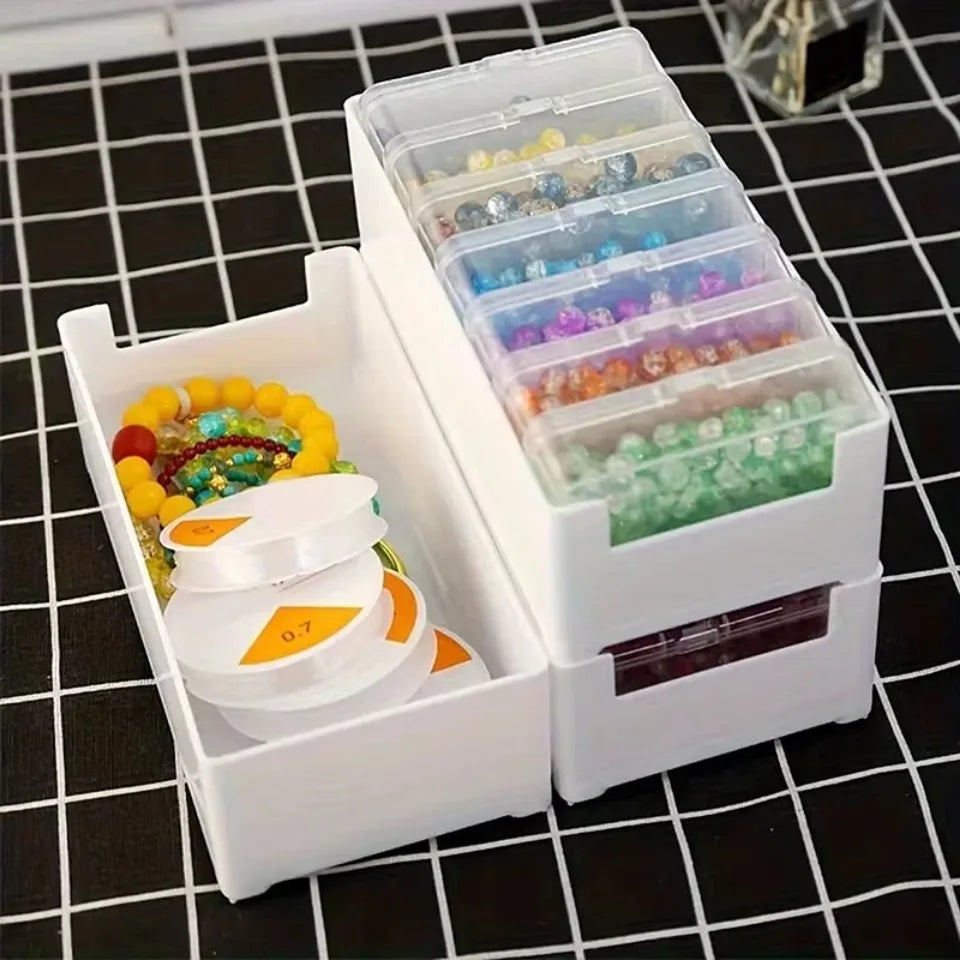 1Set Desk Storage Data Cable Storage Box Cable Organizer Bag with Power Charging Cable Management and Jewelry Storage
