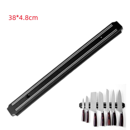 3 Sizes Stainless Steel Knife Stand Magnetic Knife Holder Wall Storage Rack Home Magnet Multi-Purpose Kitchen Tools
