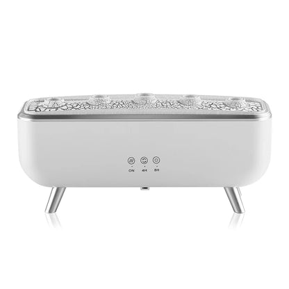 Dual Nozzles Aroma Diffuser Electric Air Humidifier for Home Flame Light Jellyfish Aromatherapy Machine Essential Oil Diffusers