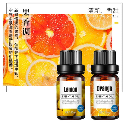 10Ml Lavender Plant Lemon Essential Oil Humidifier Using Water-Soluble Aromatherapy
