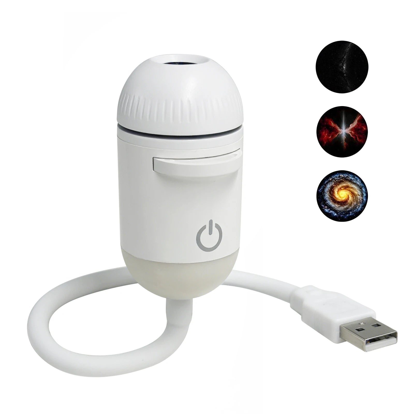 USB Mini Galaxy Star Projector Night Light Films Starry Sky Ambient Light for Bedroom Car Home Decoration for Adults and Kids