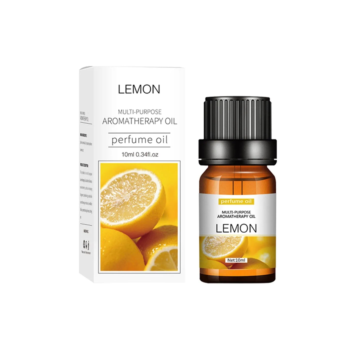 10Ml Aromatic Plant Water-Soluble Essential Oil Used for Humidifier Aromatherapy Diffuser Air Fresh Rose Lily Lemon