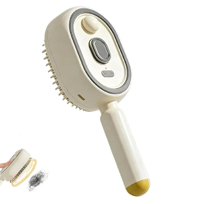 Multifunctional Massage Comb,Electric Spray Air Cushion Scalp Massager,Self-Cleaning Essential Oil Hair Care Comb,Gift for Women