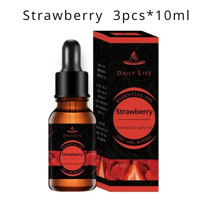 Water Soluble Aromatherapy Essential Oil Lavender Rose 10Ml*3Pcs for Humidifier Gypsum Expansion Stone Special Essential Oil
