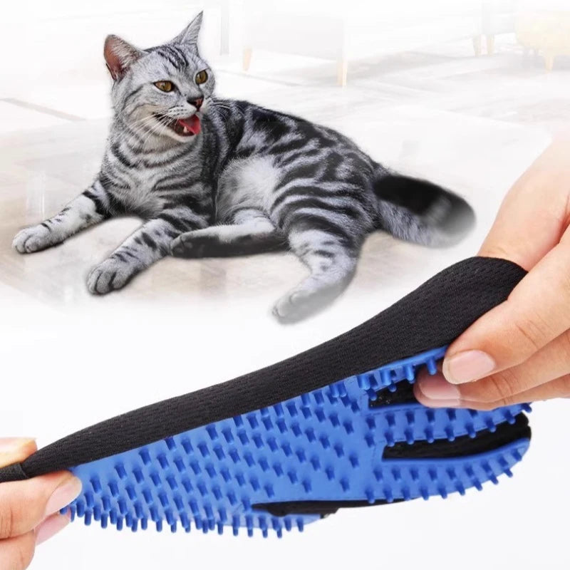 1PC Cat Hair Remove Gloves Rubber Pet Beauty Cleaning Grooming Effective Massage Dog Pet Combs Floating Shower Brush