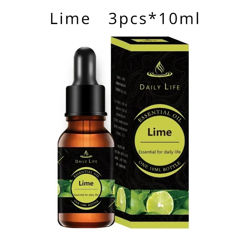 Water Soluble Aromatherapy Essential Oil Lavender Rose 10Ml*3Pcs for Humidifier Gypsum Expansion Stone Special Essential Oil