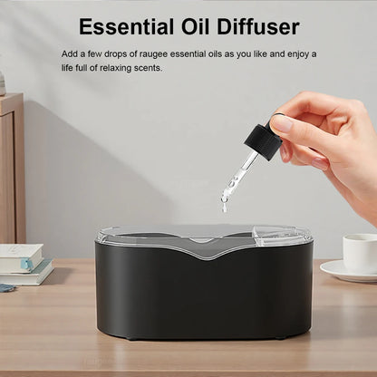 Flame Humidifier Aroma Air Humidifier Mini Essential Oils Humidifiers for Home Aromatherapy Fragrance Diffuser with LED Light