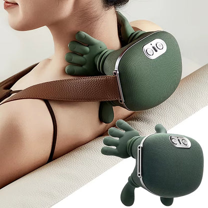 2026 Bionic Neck Shoulder Massager N7 Kneading Massager Shawl 3-Level Modes Neck Cervical Waist Leg Body Muscles Massage Pillow