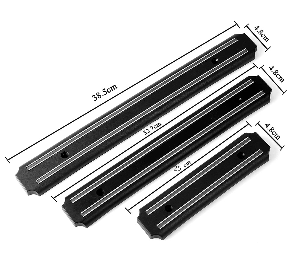 3 Sizes Stainless Steel Knife Stand Magnetic Knife Holder Wall Storage Rack Home Magnet Multi-Purpose Kitchen Tools