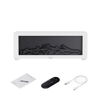 Air Aroma Humidifier Essential Oils Humidifier Flame Fragrance Diffuser Home Aromatherapy Diffuser with LED Light Remote Control