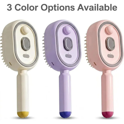 Multifunctional Massage Comb,Electric Spray Air Cushion Scalp Massager,Self-Cleaning Essential Oil Hair Care Comb,Gift for Women