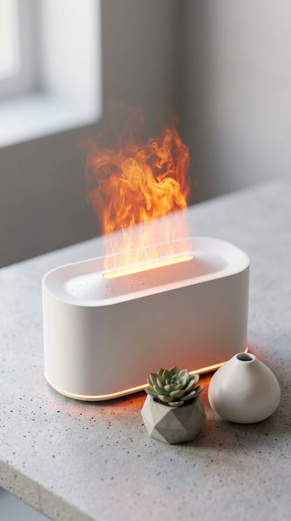 "The Calm Flame Diffuser — The Wind-Down Flame Ritual"