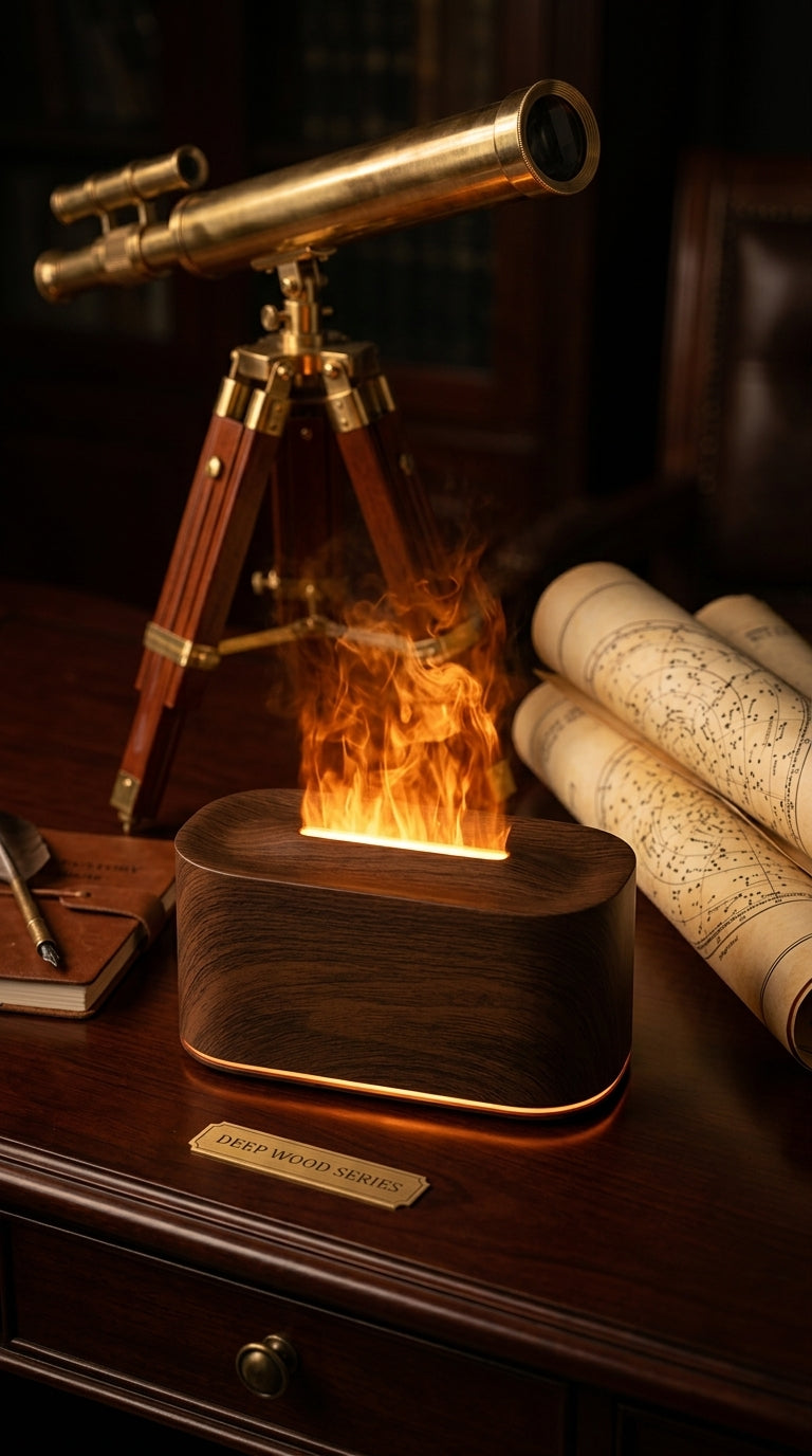 "The Calm Flame Diffuser — The Wind-Down Flame Ritual"