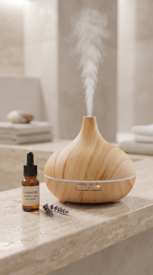 "The Natural Form Diffuser — Sculptural Calm"