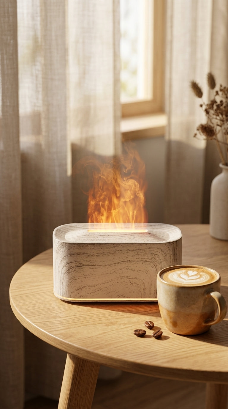 "The Calm Flame Diffuser — The Wind-Down Flame Ritual"