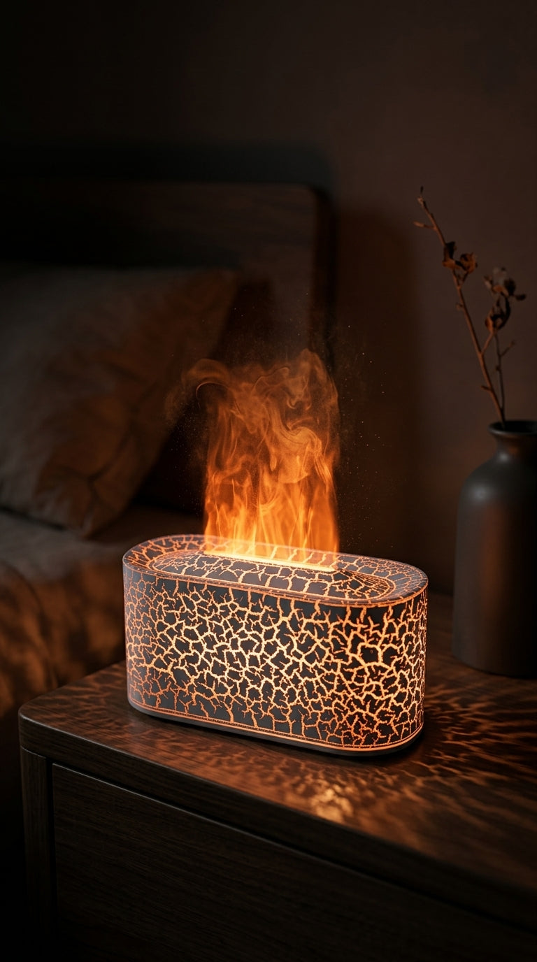 "The Calm Flame Diffuser — The Wind-Down Flame Ritual"