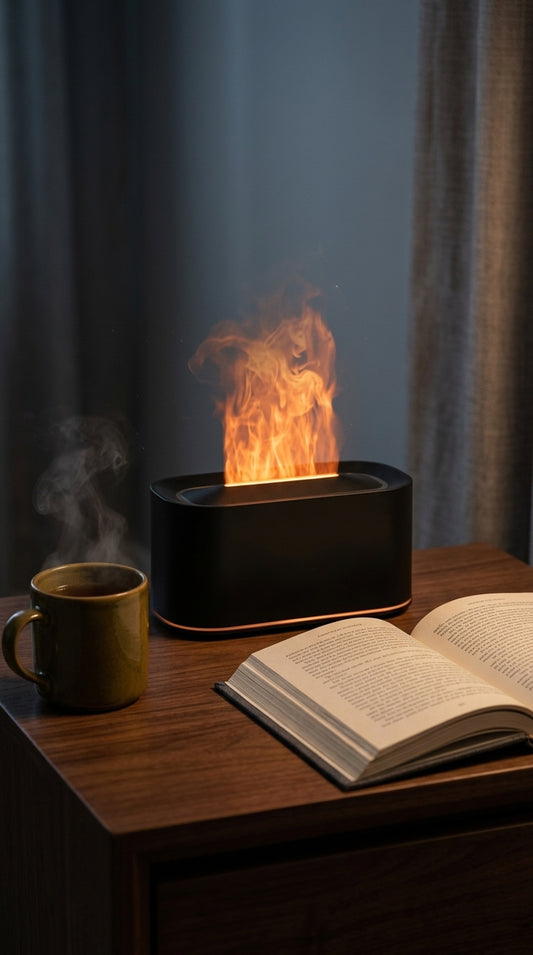 "The Calm Flame Diffuser — The Wind-Down Flame Ritual"