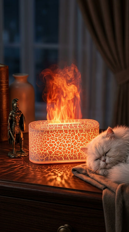 "The Calm Flame Diffuser — The Wind-Down Flame Ritual"