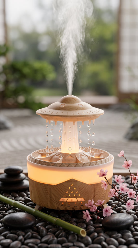 "The Mushroom Rain Diffuser — Gentle Sound of Rain"