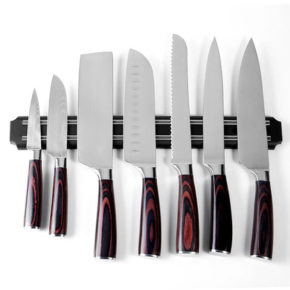 3 Sizes Stainless Steel Knife Stand Magnetic Knife Holder Wall Storage Rack Home Magnet Multi-Purpose Kitchen Tools