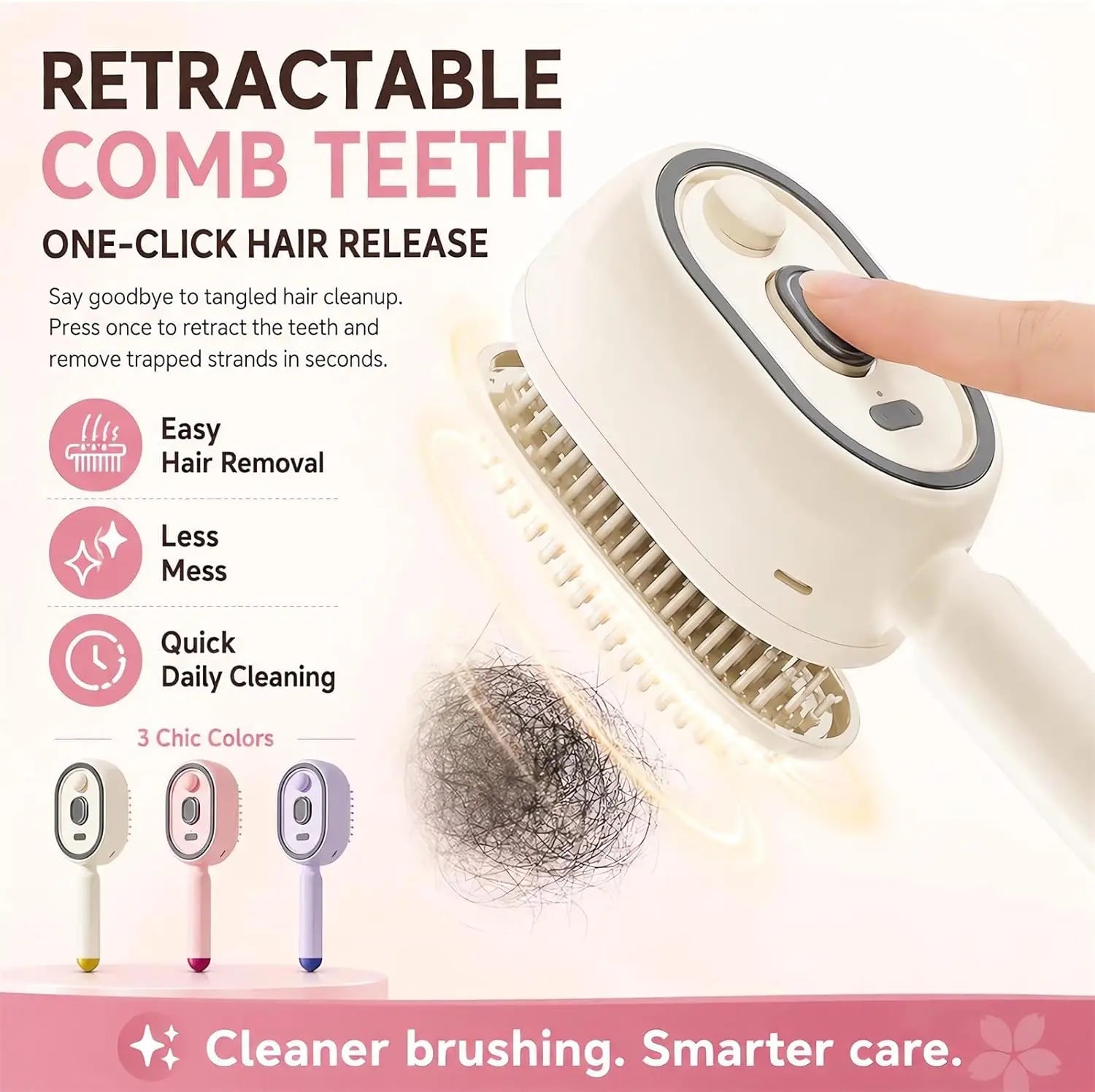 Multifunctional Massage Comb,Electric Spray Air Cushion Scalp Massager,Self-Cleaning Essential Oil Hair Care Comb,Gift for Women