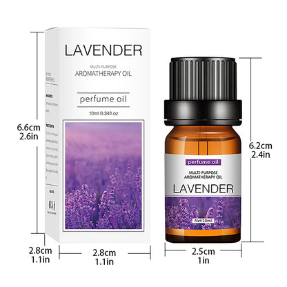 10Ml Aromatic Plant Water-Soluble Essential Oil Used for Humidifier Aromatherapy Diffuser Air Fresh Rose Lily Lemon