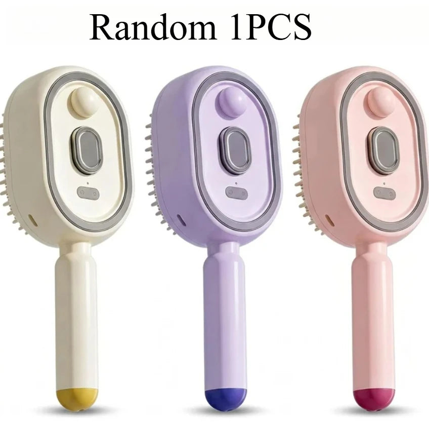 Multifunctional Massage Comb,Electric Spray Air Cushion Scalp Massager,Self-Cleaning Essential Oil Hair Care Comb,Gift for Women