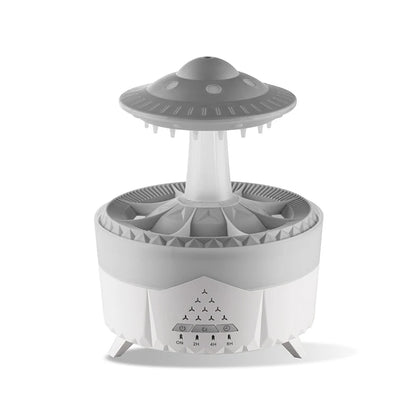 350Ml Aroma Air Humidifier Mini Usb Remote Control Raindrop Colorful Light Aromatherapy Room Rain Cloud Aroma Oil Diffuser