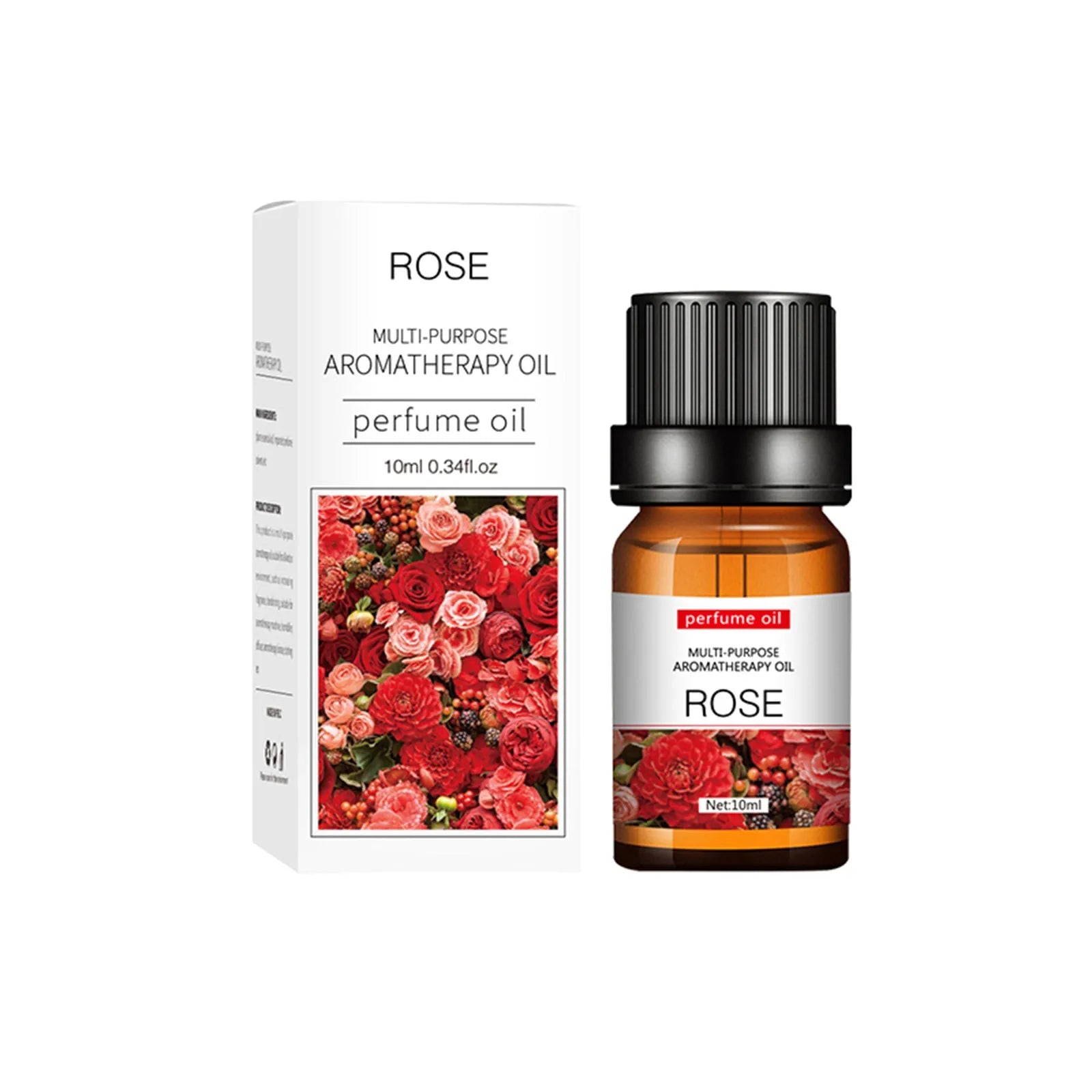10Ml Aromatic Plant Water-Soluble Essential Oil Used for Humidifier Aromatherapy Diffuser Air Fresh Rose Lily Lemon