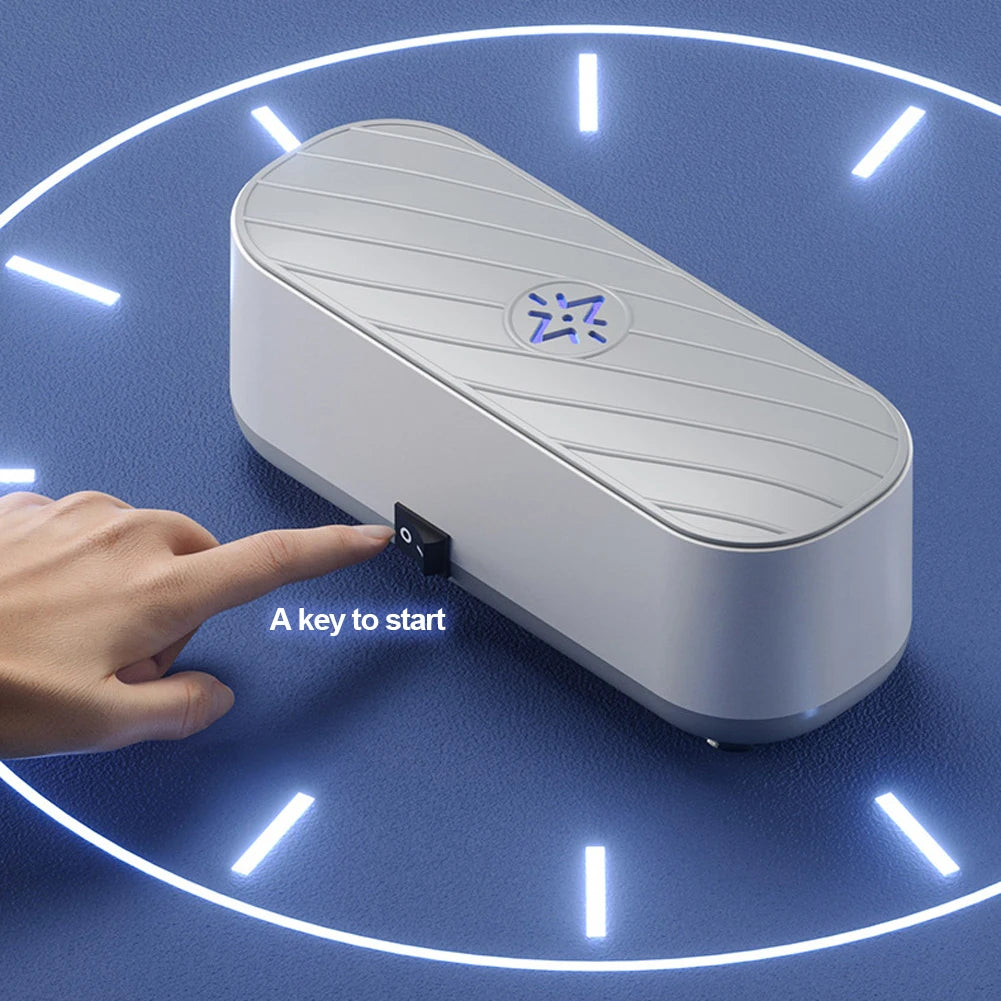 Ultrasonic Cleaning Machine USB Rechargeable Mode or Battery Mode High Frequency Vibration Wash Cleaner Jewelry Glasses Cleaner