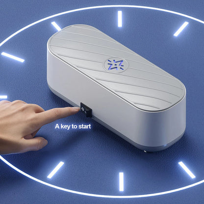 Ultrasonic Cleaning Machine USB Rechargeable Mode or Battery Mode High Frequency Vibration Wash Cleaner Jewelry Glasses Cleaner