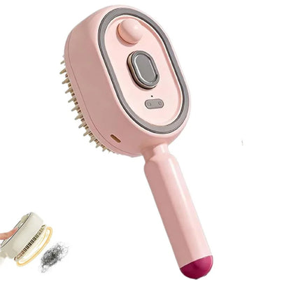 Multifunctional Massage Comb,Electric Spray Air Cushion Scalp Massager,Self-Cleaning Essential Oil Hair Care Comb,Gift for Women